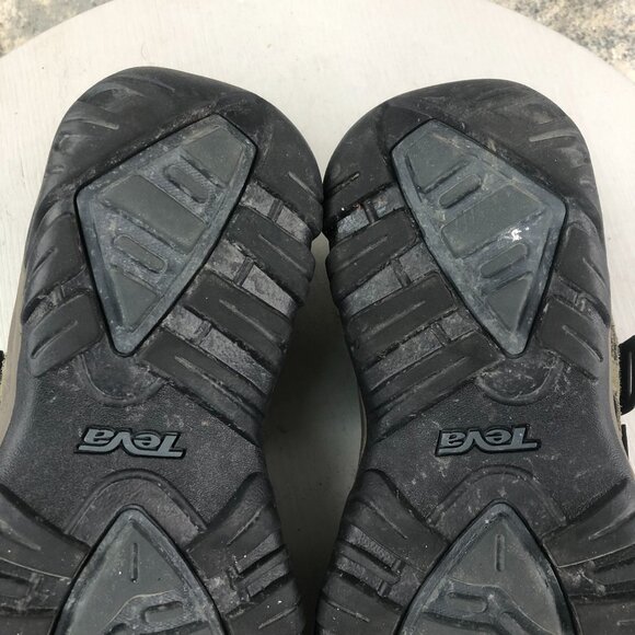 Teva Men's Size 7 Katavi Brown Leather Open Toe Hook & Loop Outdoor Sandals - Picture 11 of 15